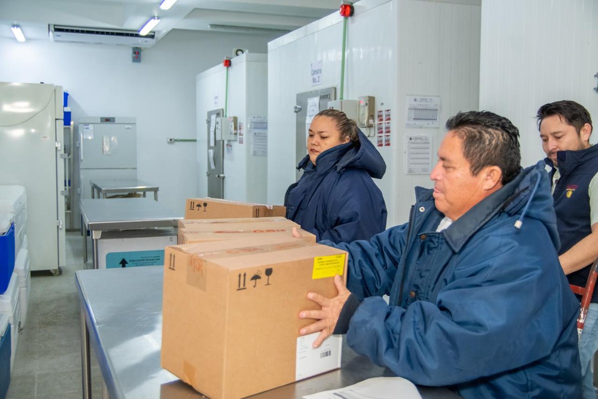 LLEGAN VACUNAS PARA REFORZAR COBERTURA EN EL ESTADO