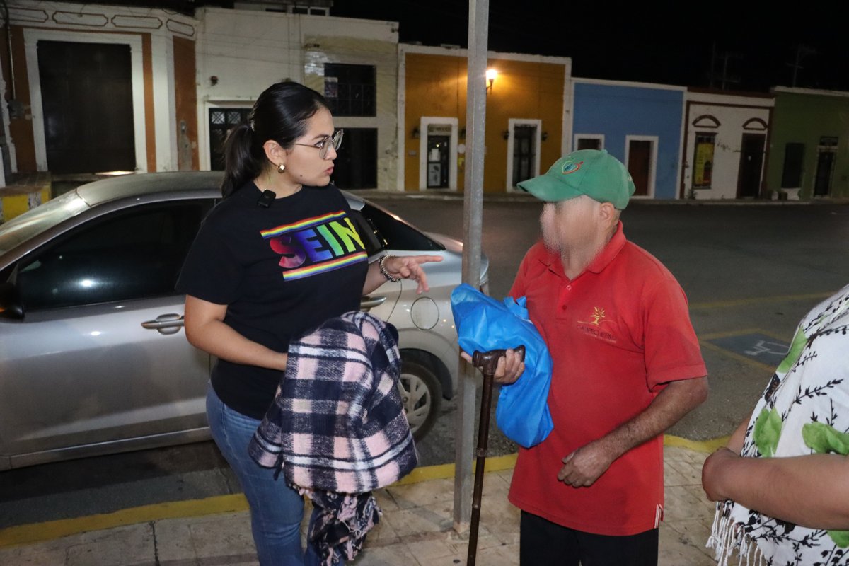 SECRETARÍA DE INCLUSIÓN ACTIVA RESPUESTA HUMANA ANTE EL FRENTE FRÍO 32 PARA PROTEGER A PERSONAS EN SITUACIÓN DE CALLE EN CAMPECHE