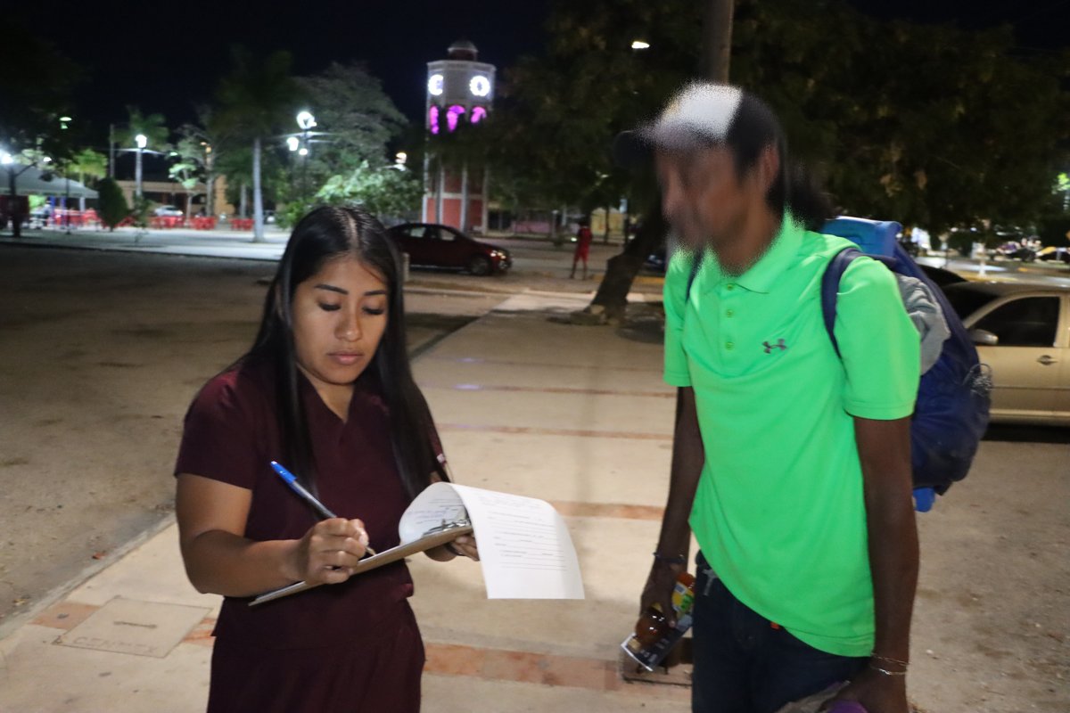 SECRETARÍA DE INCLUSIÓN ACTIVA BRIGADA DE MAPEO PARA ATENDER A PERSONAS EN SITUACIÓN DE CALLE EN CAMPECHE