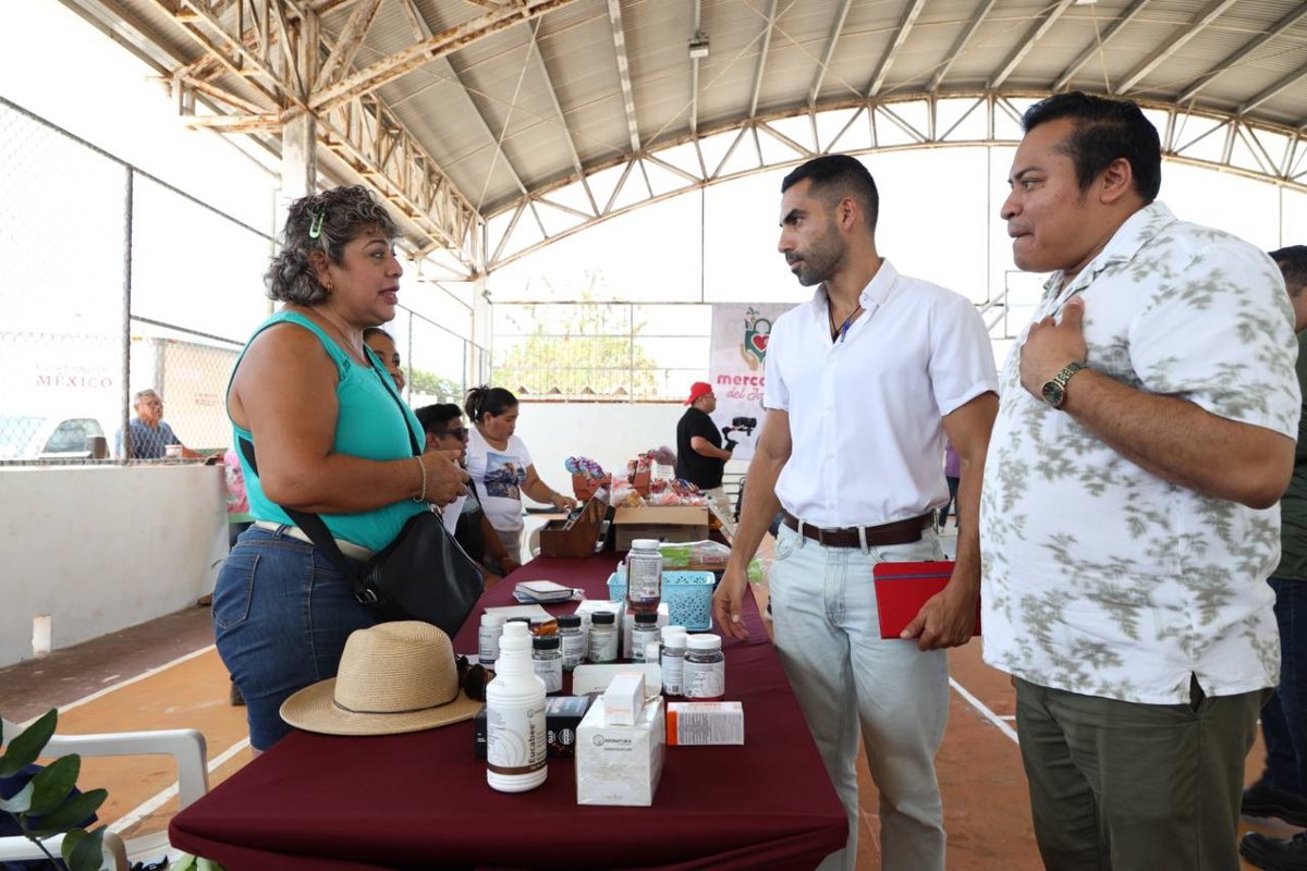 SE PONE EN MARCHA EL MERCADITO DEL JAGUAR PARA FORTALECER LA ECONOMÍA Y SALUD FAMILIAR