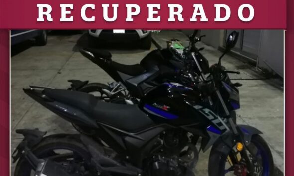POLICÍA ESTATAL ASEGURA DOS MOTOCICLETAS CON REPORTE DE ROBO EN CIUDAD DEL CARMEN