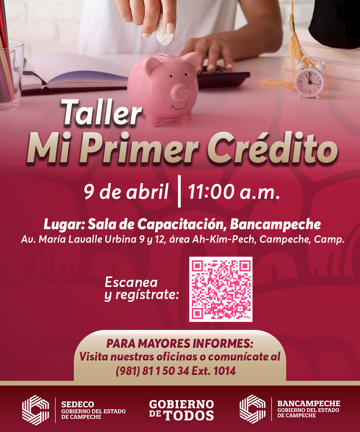 BANCAMPECHE INVITA AL TALLER "MI PRIMER CRÉDITO"