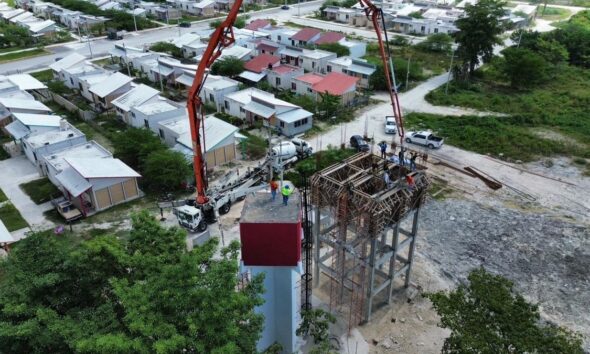 CAPAE CON GRAN AVANCE EN EL PROYECTO “SISTEMA DE DISTRIBUCIÓN Y ALMACENAMIENTO DE LA COLONIA NUEVA ESPERANZA, MUNICIPIO DE CANDELARIA”