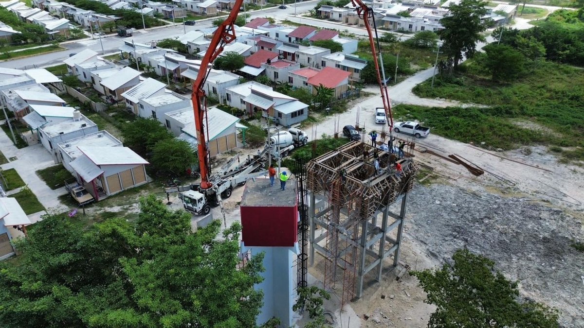 CAPAE CON GRAN AVANCE EN EL PROYECTO “SISTEMA DE DISTRIBUCIÓN Y ALMACENAMIENTO DE LA COLONIA NUEVA ESPERANZA, MUNICIPIO DE CANDELARIA”