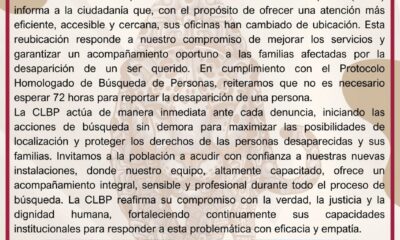 NUEVA SEDE DE LA CLBP: ATENCIÓN INMEDIATA Y CERCANA A LA FAMILIA