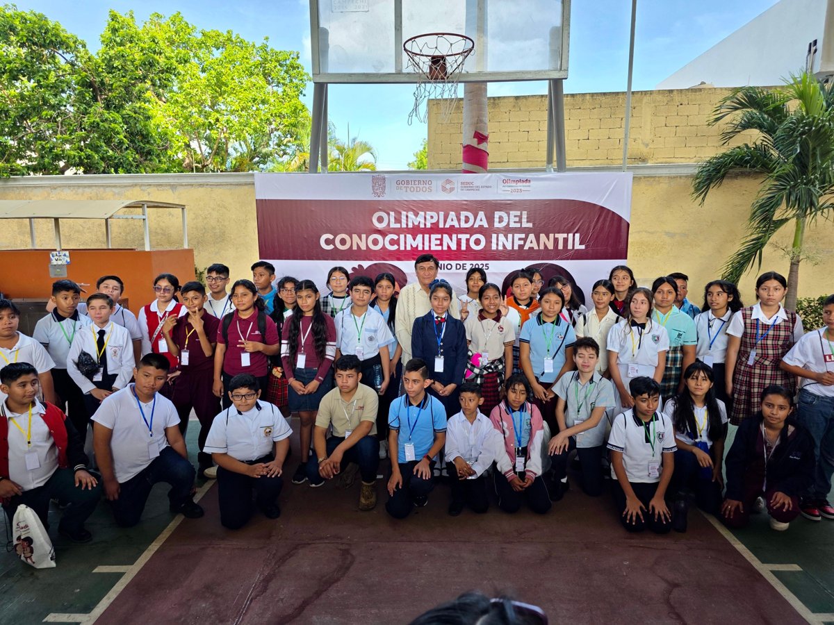 REUNIÓ LA OLIMPIADA DE CONOCIMIENTO INFANTIL A 40 ESTUDIANTES DEL ESTADO