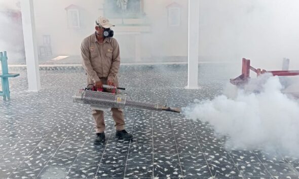 PROTEGEN SALUD DE PALICEÑOS CON LABORES DE CONTROL DEL MOSQUITOS EN PANTEONES