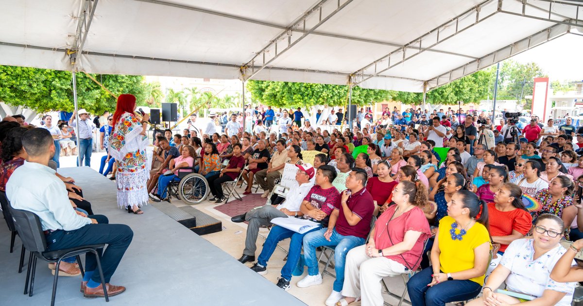 EN GIRA DE TRABAJO POR TENABO, LA GOBERNADORA, LAYDA SANSORES SAN ROMÁN, INAUGURÓ OBRAS DE BENEFICIO COMUNITARIO POR MÁS DE $7.1 MILLONES