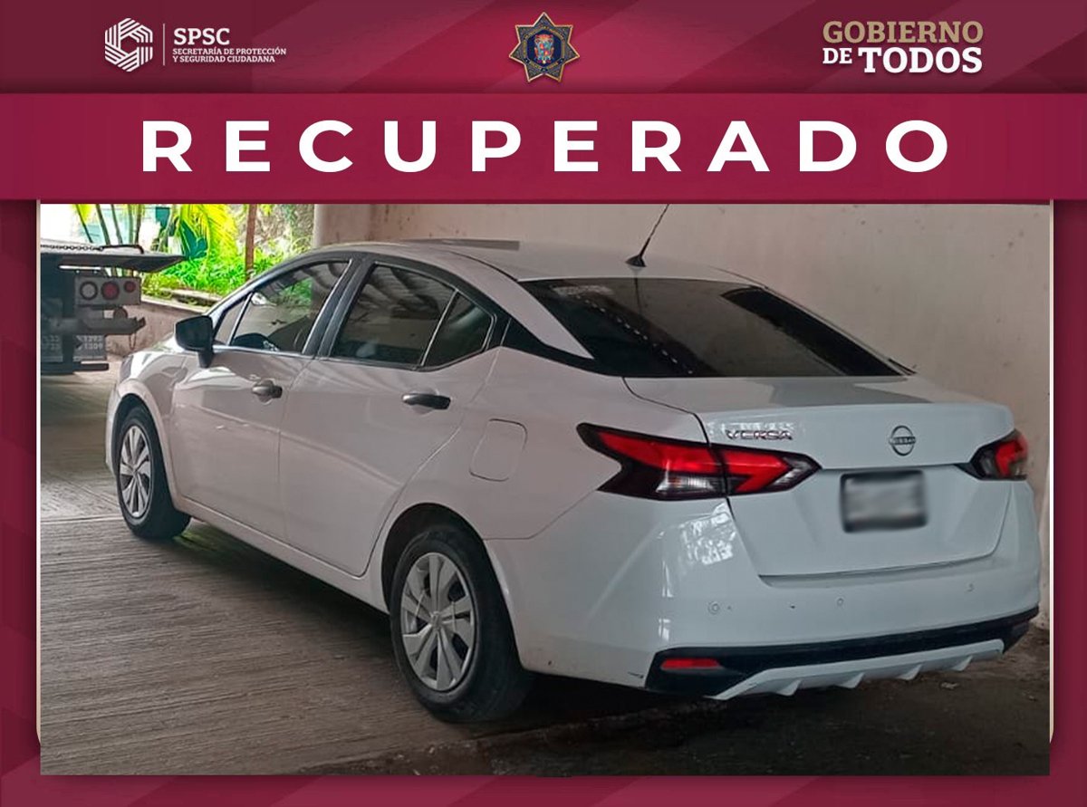 REPUVE CAMPECHE DETECTA VEHÍCULO CON REPORTE DE ROBO