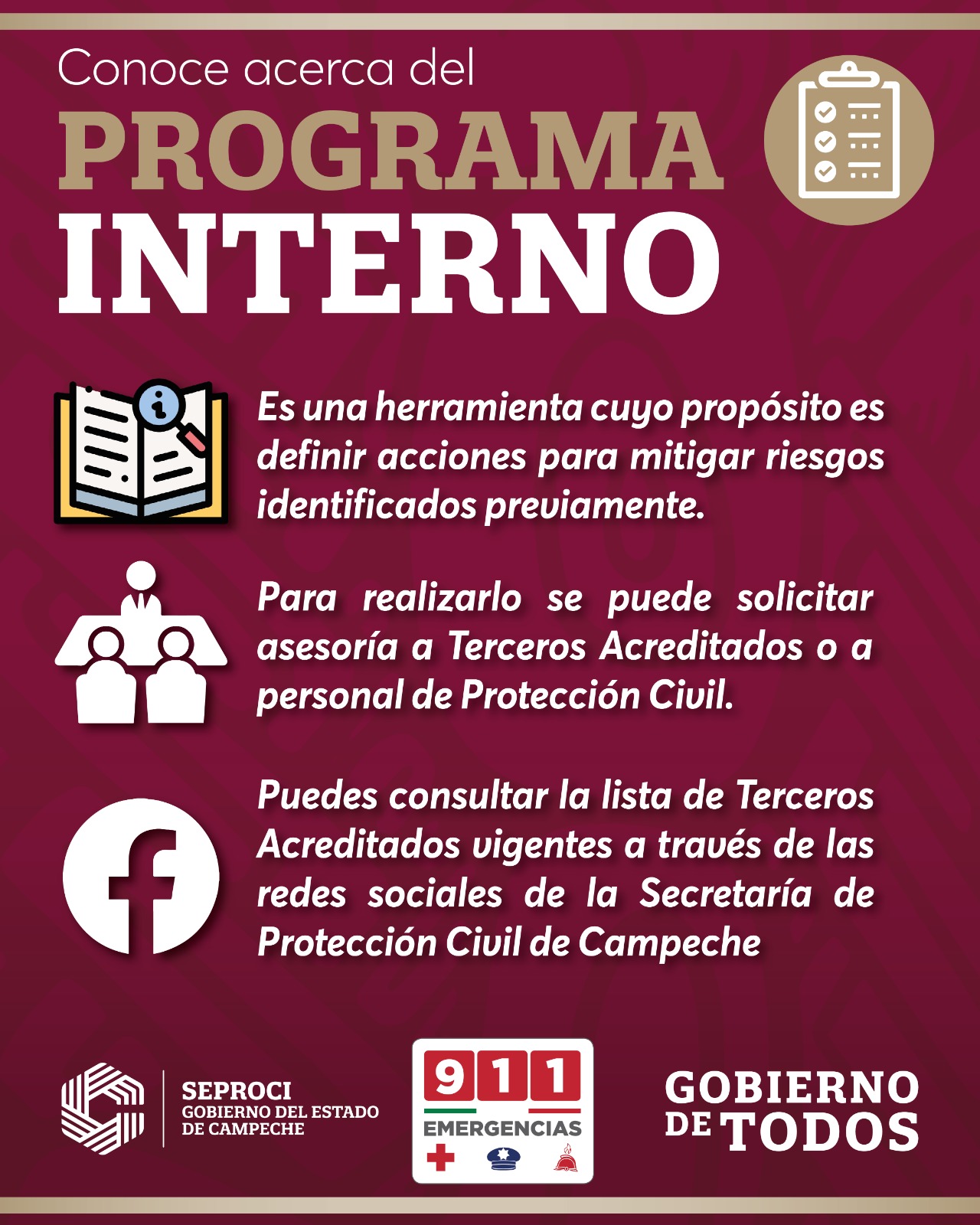 REALIZA TU PROGRAMA INTERNO DE PROTECCIÓN CIVIL