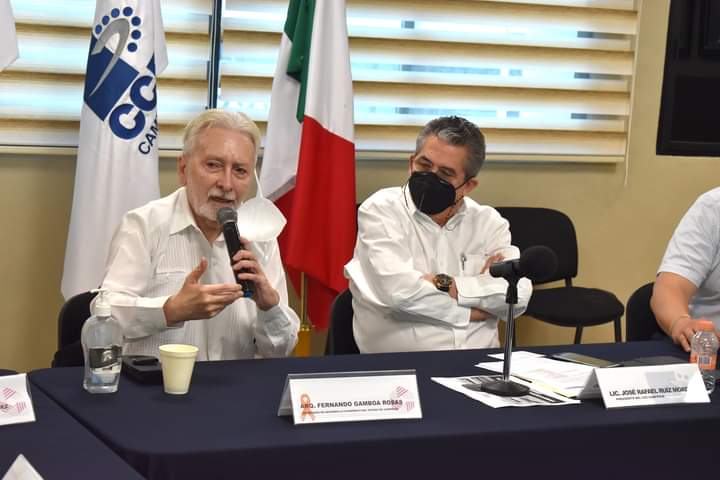 Reunión De Trabajo Entre Titular De La Sedeco, Fernando Gamboa Rosas, El Consejo Coordinador Empresarial Y El Presidente Del Fideicomiso De 2% Sobre Nómina, Ricardo Luis Gómez