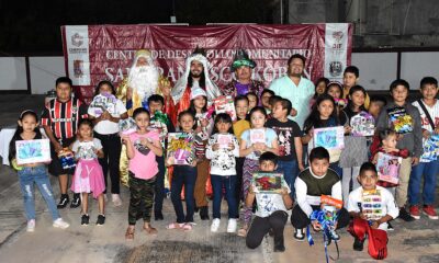 FESTEJAN DÍA DE REYES A LOS NIÑOS DEL CDC SAN FRANCISCO KOBÉN