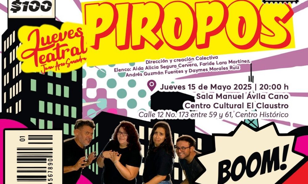 "PIROPOS" EXPLORA LOS LÍMITES ENTRE EL HALAGO Y EL ACOSO EN EL PRÓXIMO JUEVES TEATRAL