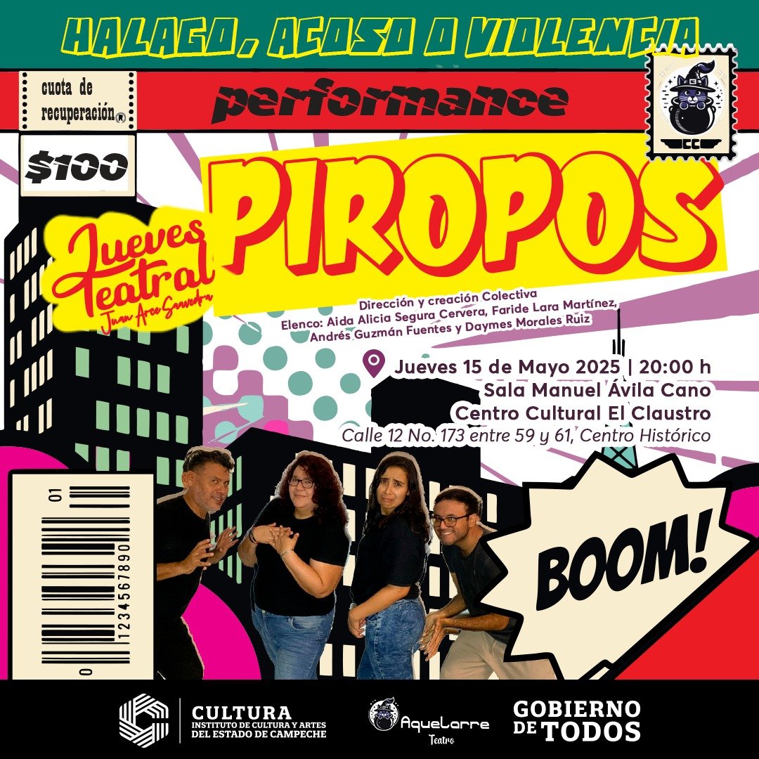 "PIROPOS" EXPLORA LOS LÍMITES ENTRE EL HALAGO Y EL ACOSO EN EL PRÓXIMO JUEVES TEATRAL