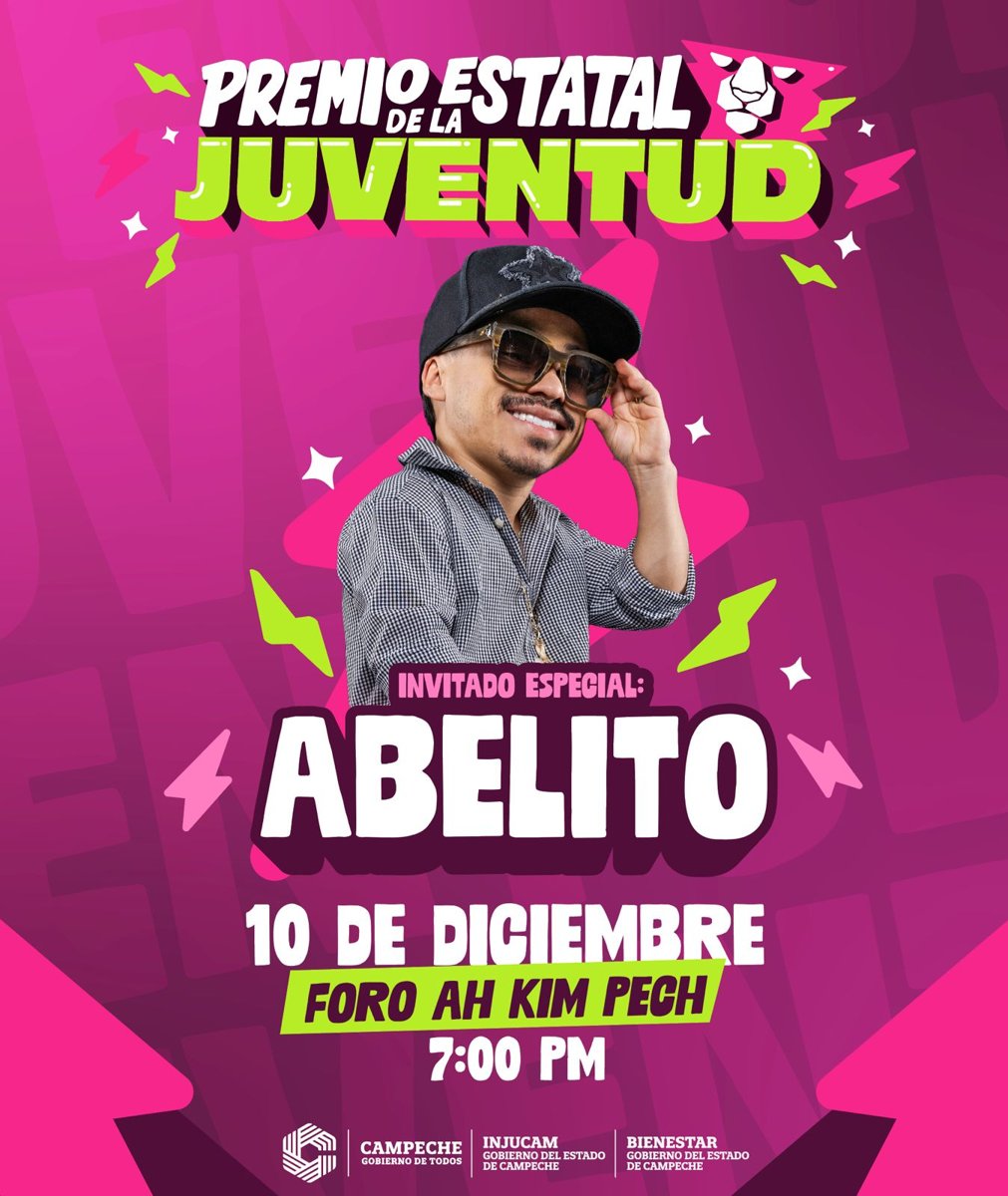 PRESENTACIÓN ESPECIAL DE ABELITO Y LEGADO NR ESTE 10 DE DICIEMBRE EN EL FORO AH KIM PECH