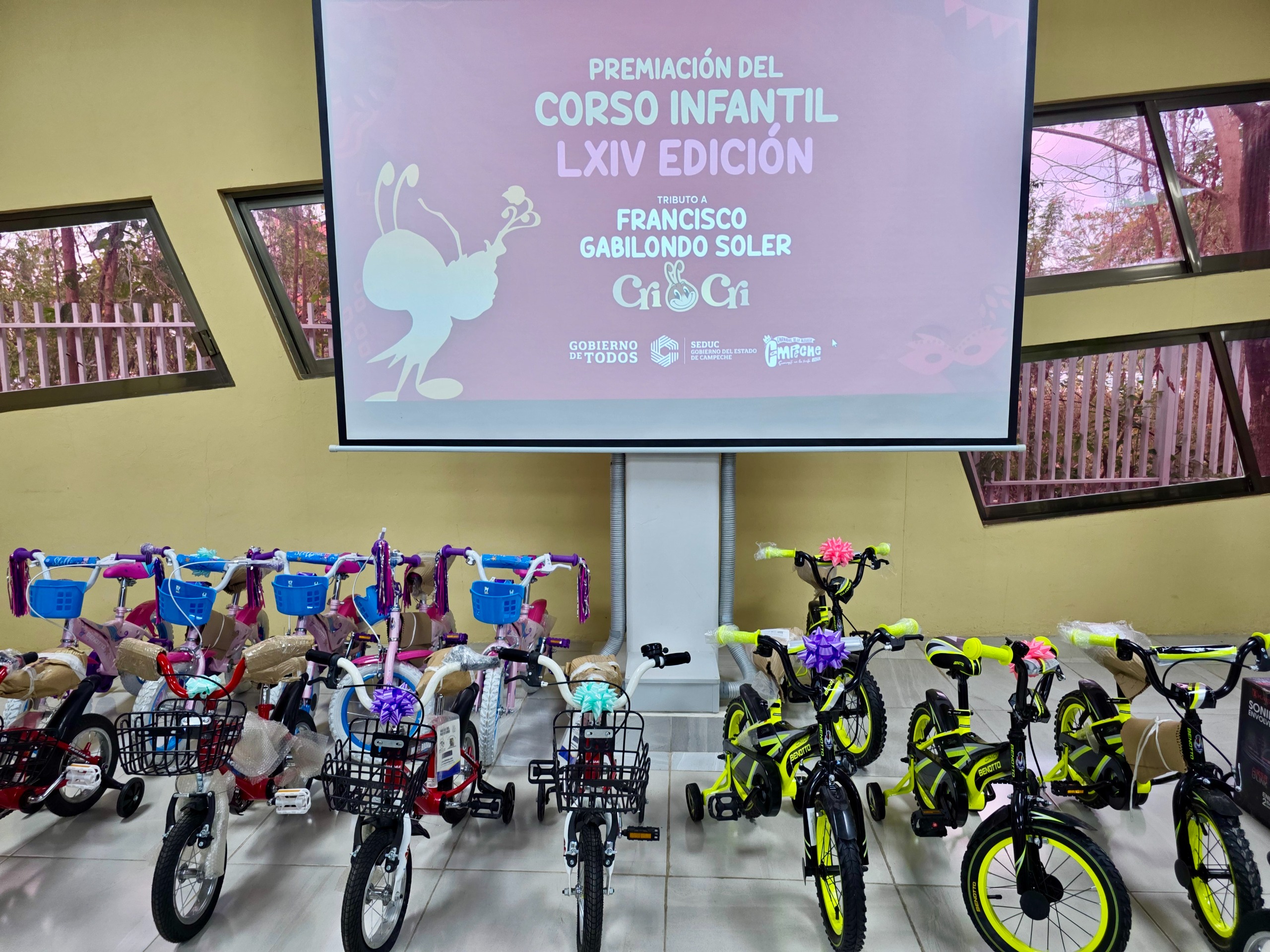 PREMIAN A GANADORES DEL CORSO INFANTIL 2025