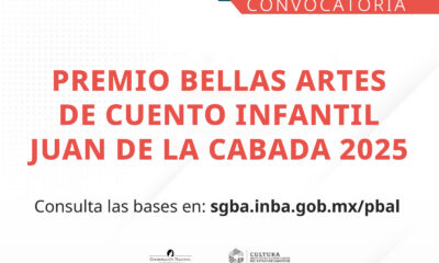 ABREN CONVOCATORIA PARA EL PREMIO BELLAS ARTES DE CUENTO INFANTIL JUAN DE LA CABADA 2025