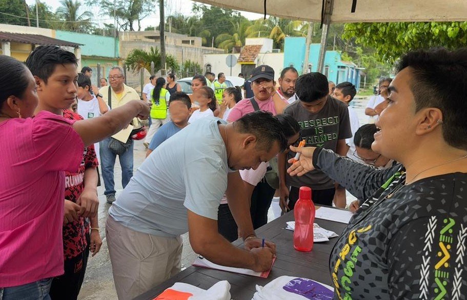 REALIZAN CON ÉXITO LA 1ª CARRERA POR LA PREVENCIÓN DEL EMBARAZO EN ADOLESCENTES EN ESCÁRCEGA
