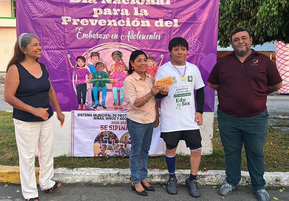 REALIZAN CON ÉXITO LA 1ª CARRERA POR LA PREVENCIÓN DEL EMBARAZO EN ADOLESCENTES EN ESCÁRCEGA