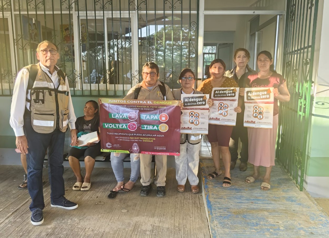 ACCIONES PREVENTIVAS EN SANTO DOMINGO KESTÉ, CHAMPOTÓN