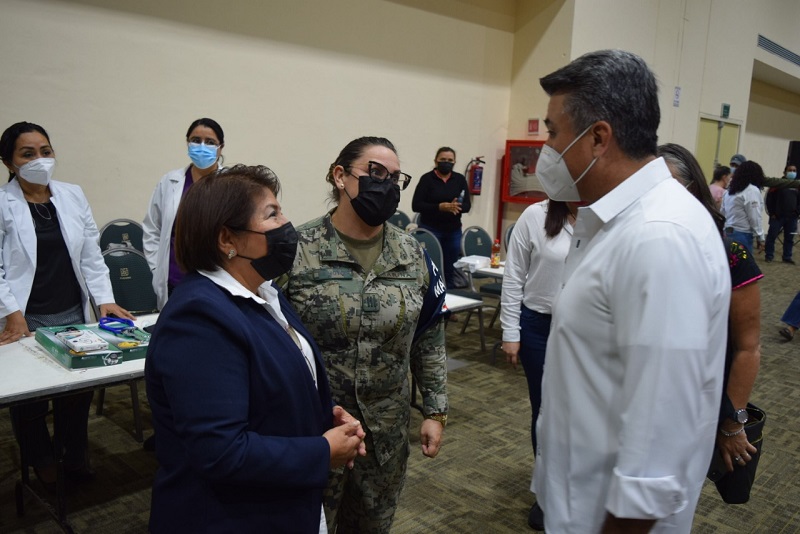 Arranca Aplicación De Dosis De Refuerzo Contra El Covid-19 A Personal Educativo Del Estado: Seduc