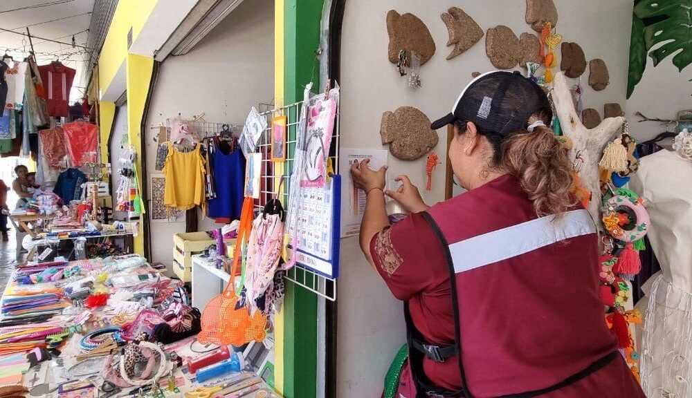 REALIZAN PROMOCIÓN DE LA SALUD EN MERCADO MUNICIPAL DE CIUDAD DEL CARMEN