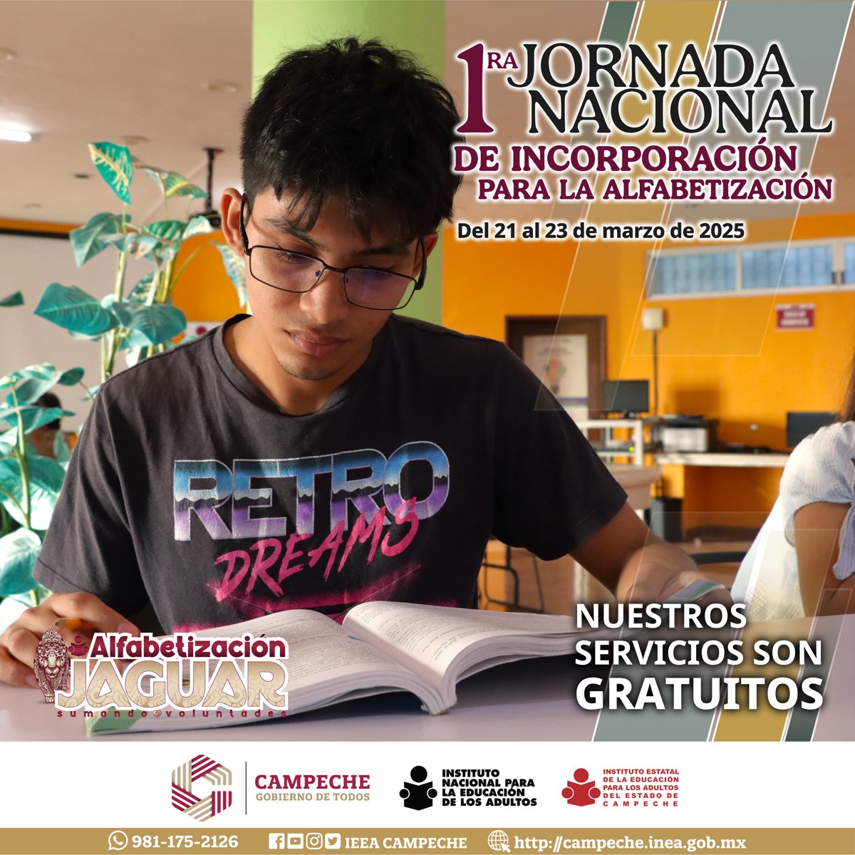 IEEA REALIZARÁ EN CAMPECHE JORNADA DE INCORPORACIÓN EN ALFABETIZACIÓN