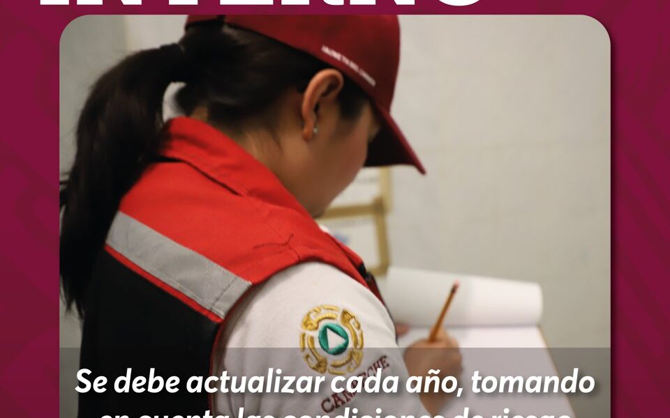 CONOCE SOBRE EL PROGRAMA INTERNO DE PROTECCIÓN CIVIL