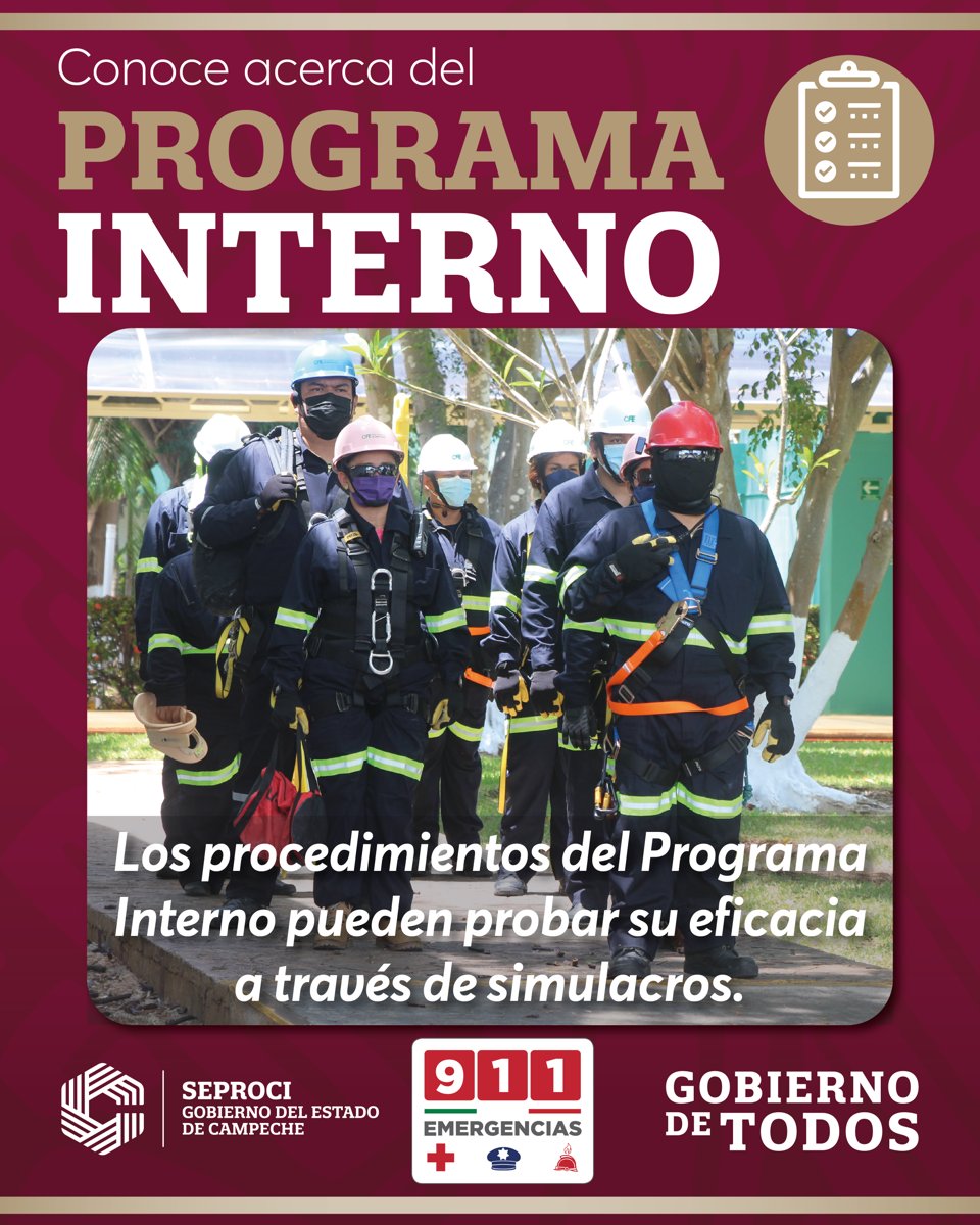 CONOCE SOBRE EL PROGRAMA INTERNO DE PROTECCIÓN CIVIL