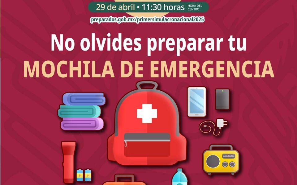 SE INVITA A PARTICIPAR EN EL PRIMER SIMULACRO NACIONAL 2025