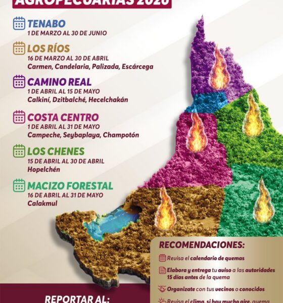 CALENDARIO DE QUEMAS 2026