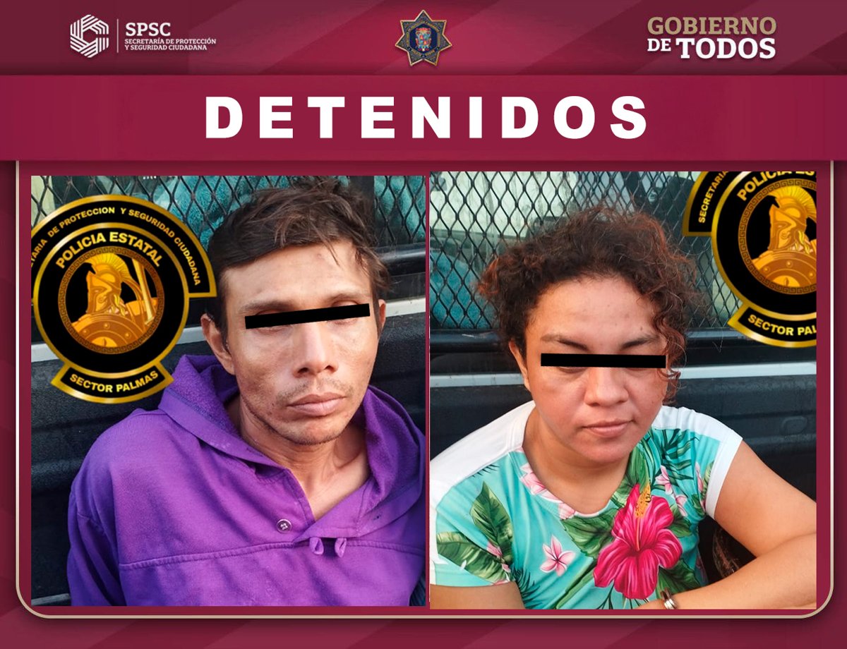 RESULTADO DE LA VIGILANCIA ACTIVA: SPSC DETIENE A DOS PERSONAS POR ROBO A COMERCIO DE ELABORACIÓN DE QUESO EN CAMPECHE