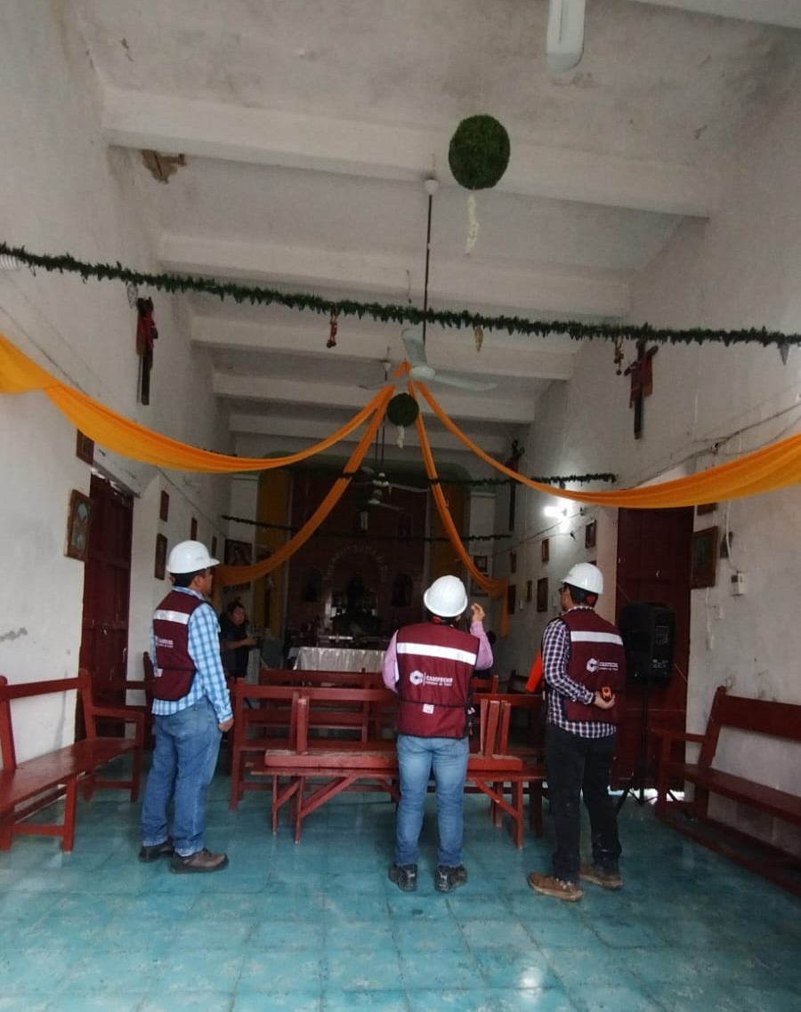 REALIZAN VISITAS DE PROSPECCIÓN EN INMUEBLES PATRIMONIALES DE CALKINÍ