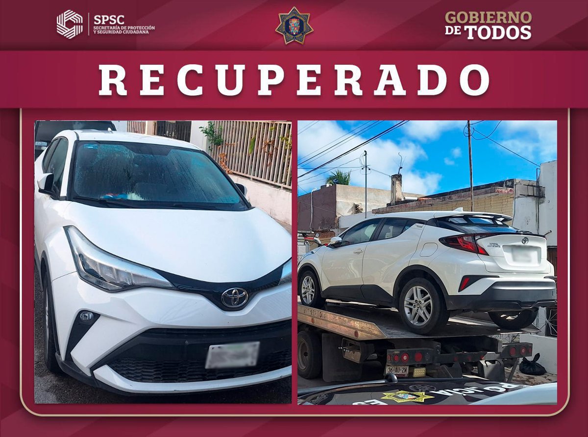 ASEGURA POLICÍA ESTATAL VEHÍCULO CON IRREGULARIDADES EN SAN ROMÁN