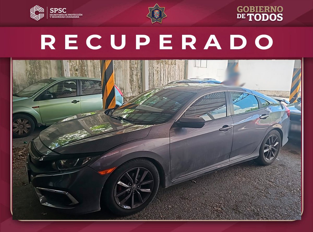 REPUVE CAMPECHE DETECTA VEHÍCULO CON REPORTE DE ROBO