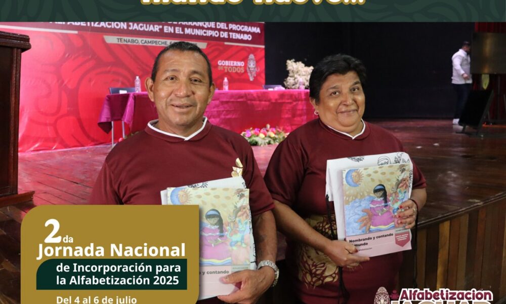 IEEA REALIZA EN CAMPECHE JORNADA DE INCORPORACIÓN PARA LA ALFABETIZACIÓN
