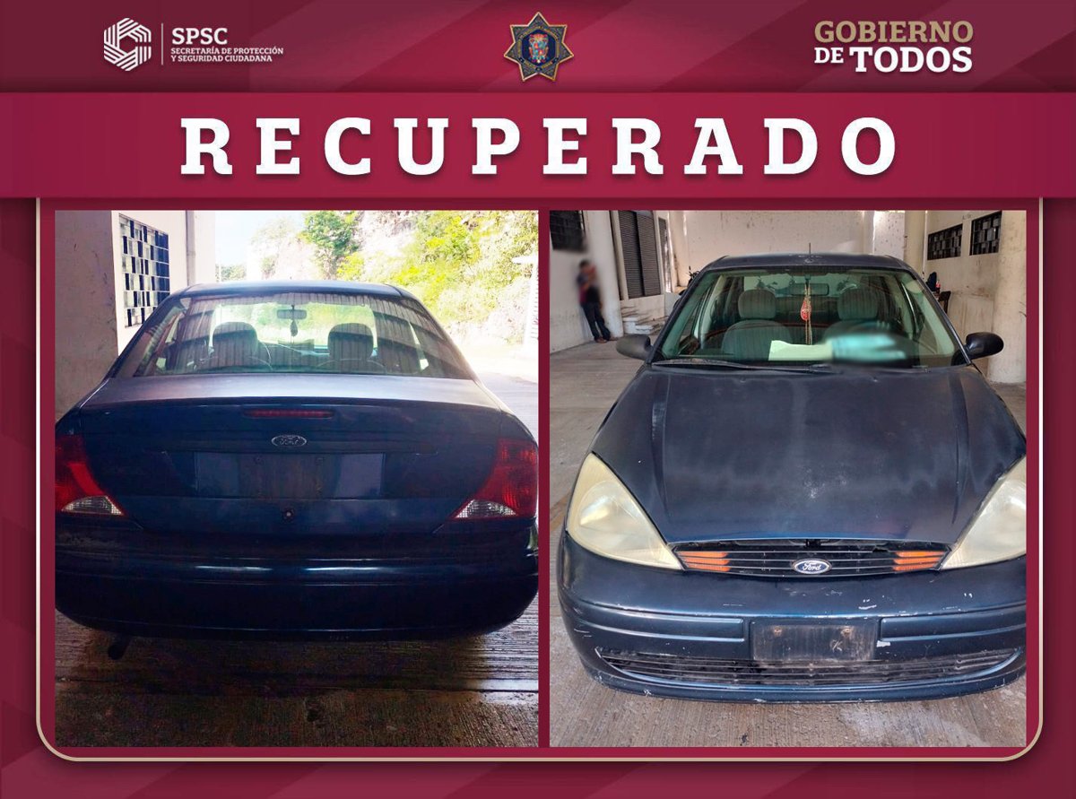 MÓDULO REPUVE CAMPECHE DETECTA VEHÍCULO CON REPORTE DE ROBO