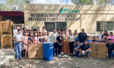 RESIDENCIAS ESTUDIANTILES DE CALAKMUL RECIBEN EQUIPAMIENTO