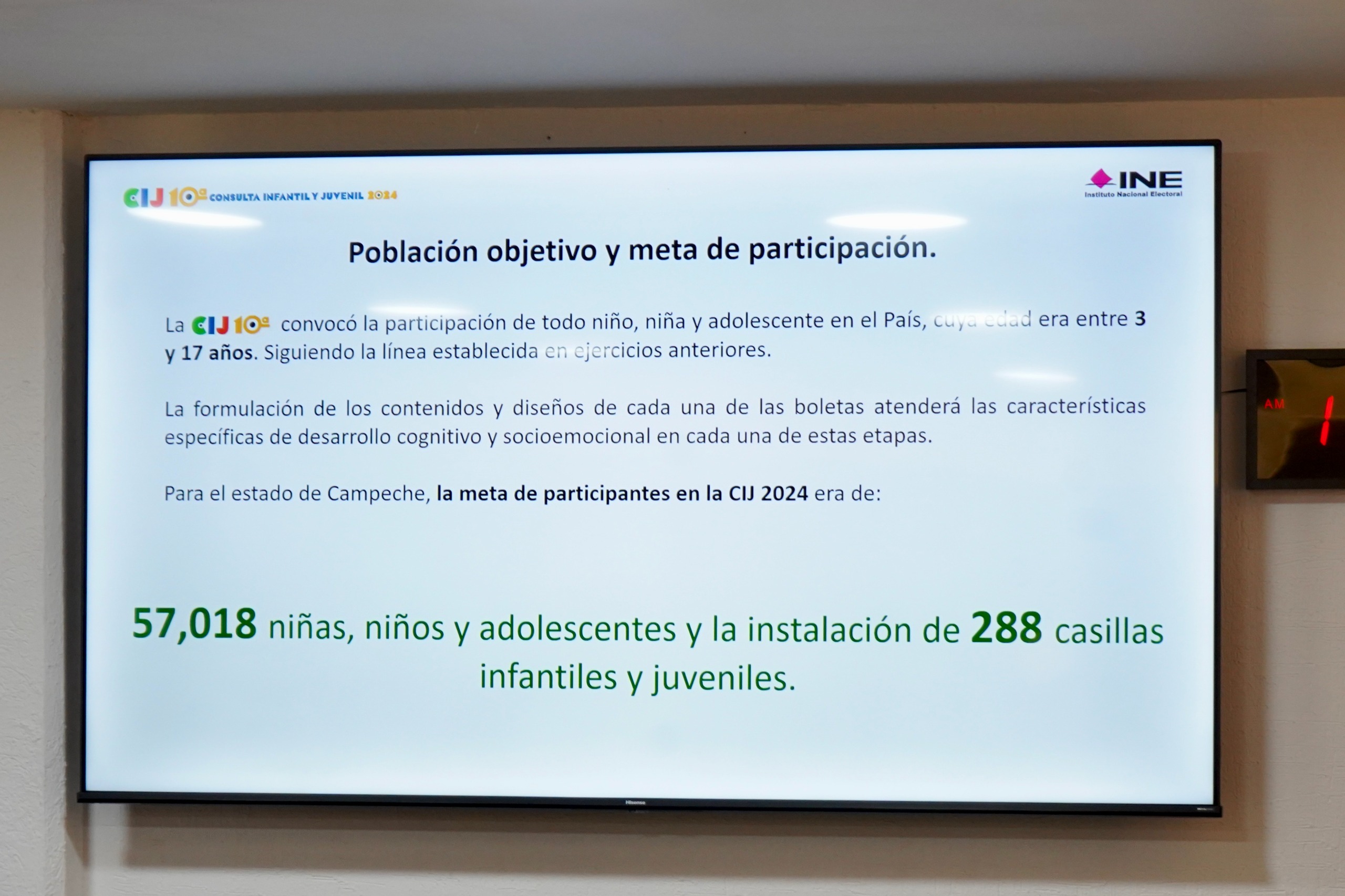 INE RECONOCE A LA SEDUC POR PROMOCIÓN DE LA CONSULTA INFANTIL Y JUVENIL 2024