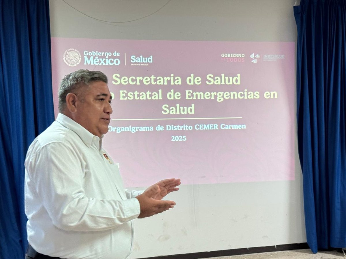 IMPULSAN ESFUERZOS CONJUNTOS EN CARMEN PARA FORTALECER ATENCIÓN PREHOSPITALARIA