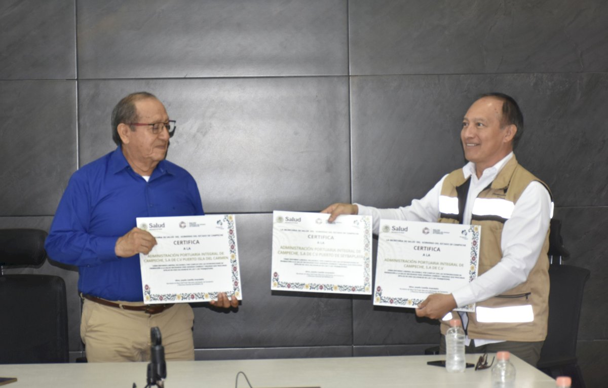 APICAM RECIBE CERTIFICACIÓN DE TRES ENTORNOS LABORALES SALUDABLES