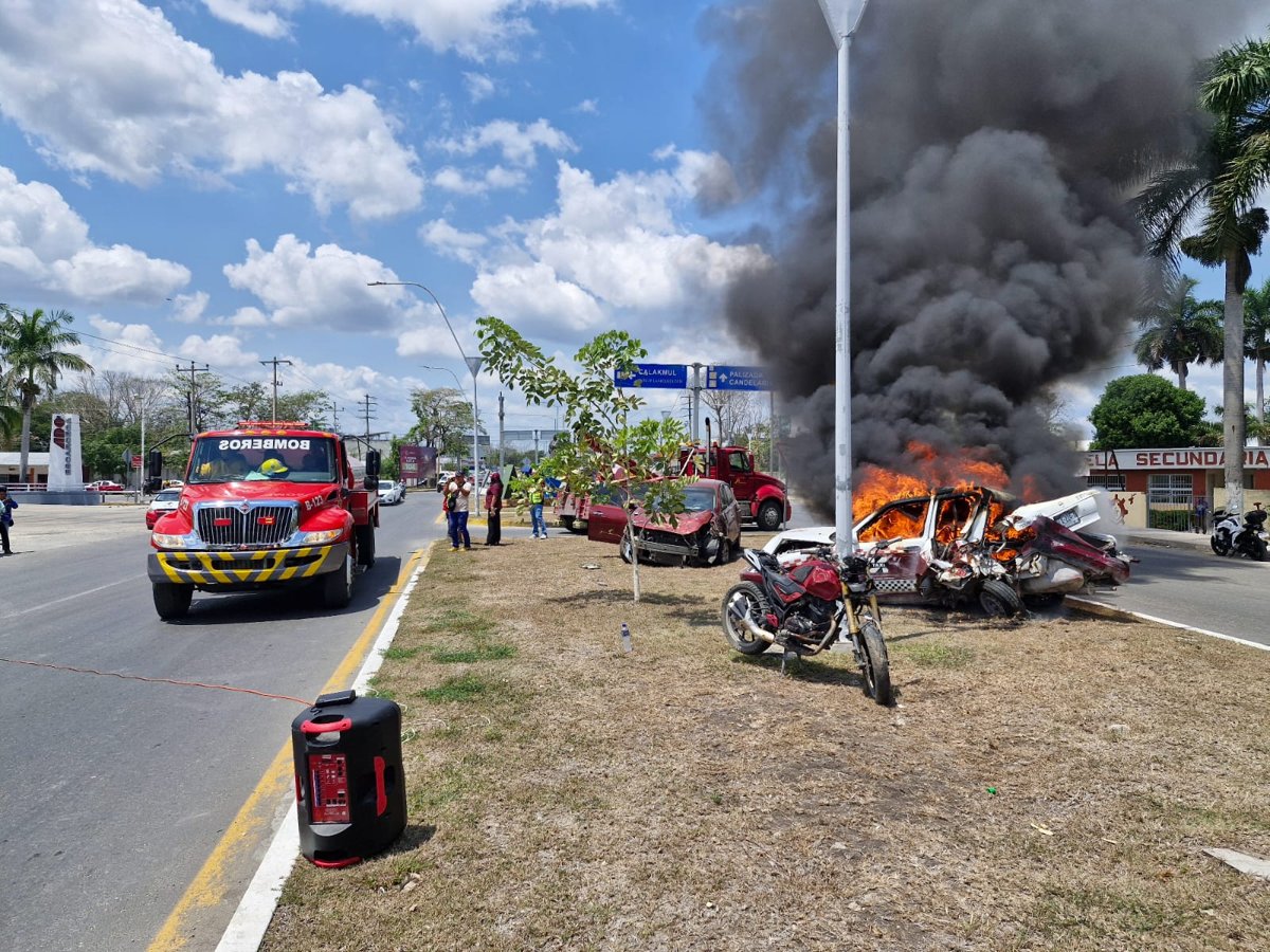 CONCIENTIZAN SOBRE PREVENCIÓN Y CULTURA VIAL CON SIMULACRO DE ACCIDENTE