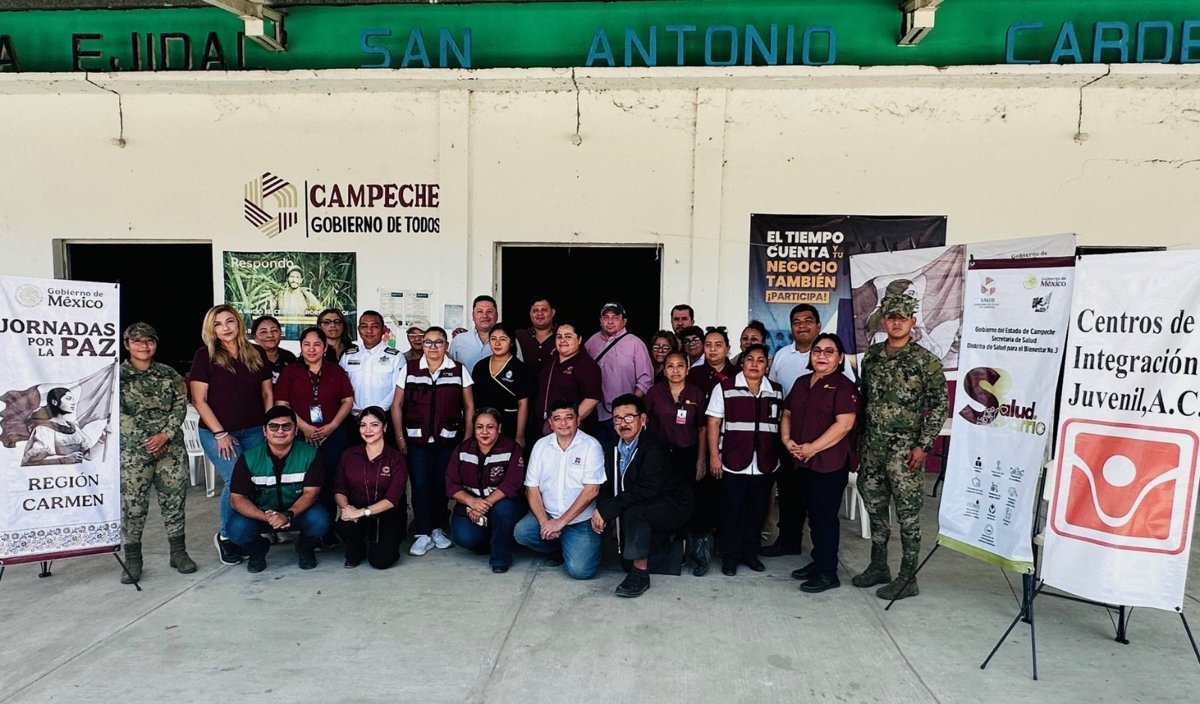 ATIENDEN A POBLACIÓN DE SAN ANTONIO CÁRDENAS CON SALUD EN TU BARRIO
