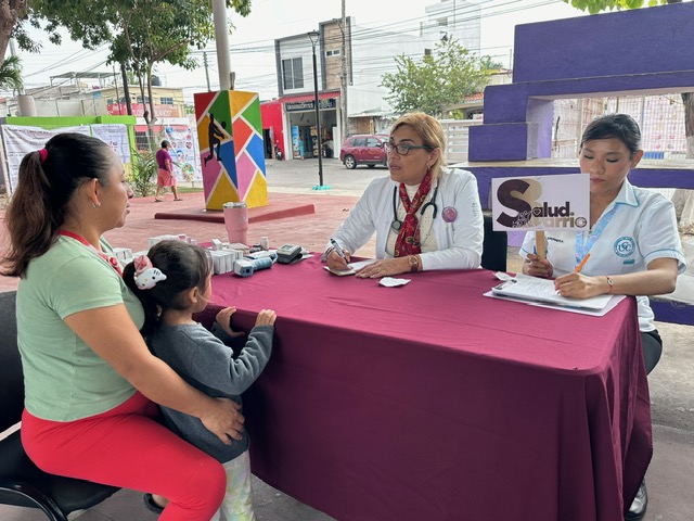 CONTINÚAN LAS ACCIONES DE SALUD EN TU BARRIO EN EL MUNICIPIO DE CARMEN