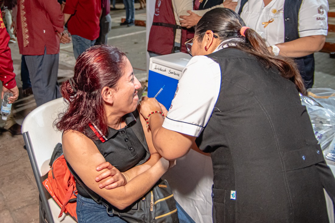 ATIENDEN A CIUDADANOS DE SAMULÁ CON SALUD EN TU BARRIO