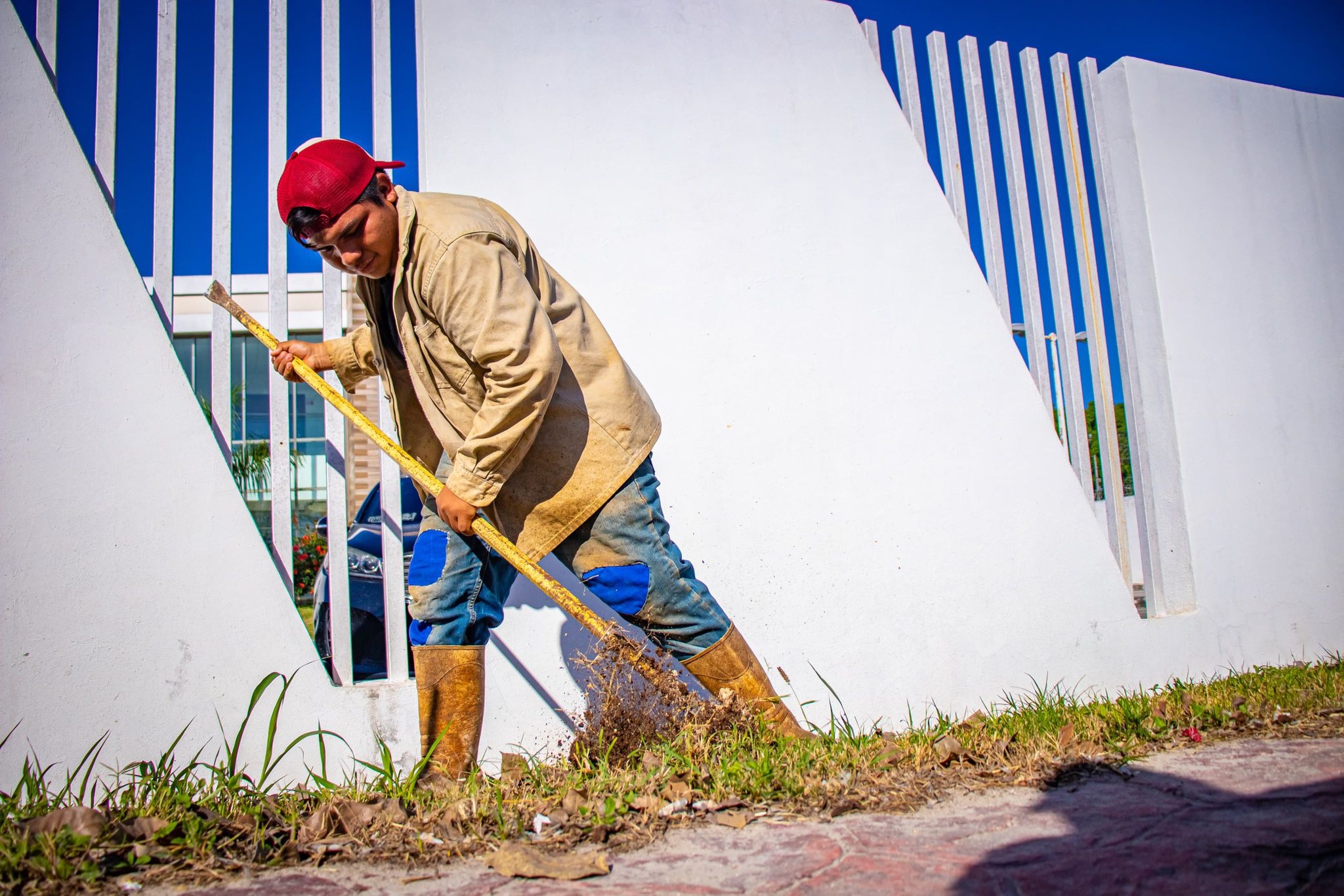 LA SDA REALIZA RESCATE DE ÁREAS VERDES EN LA SALA DE JUICIOS ORALES