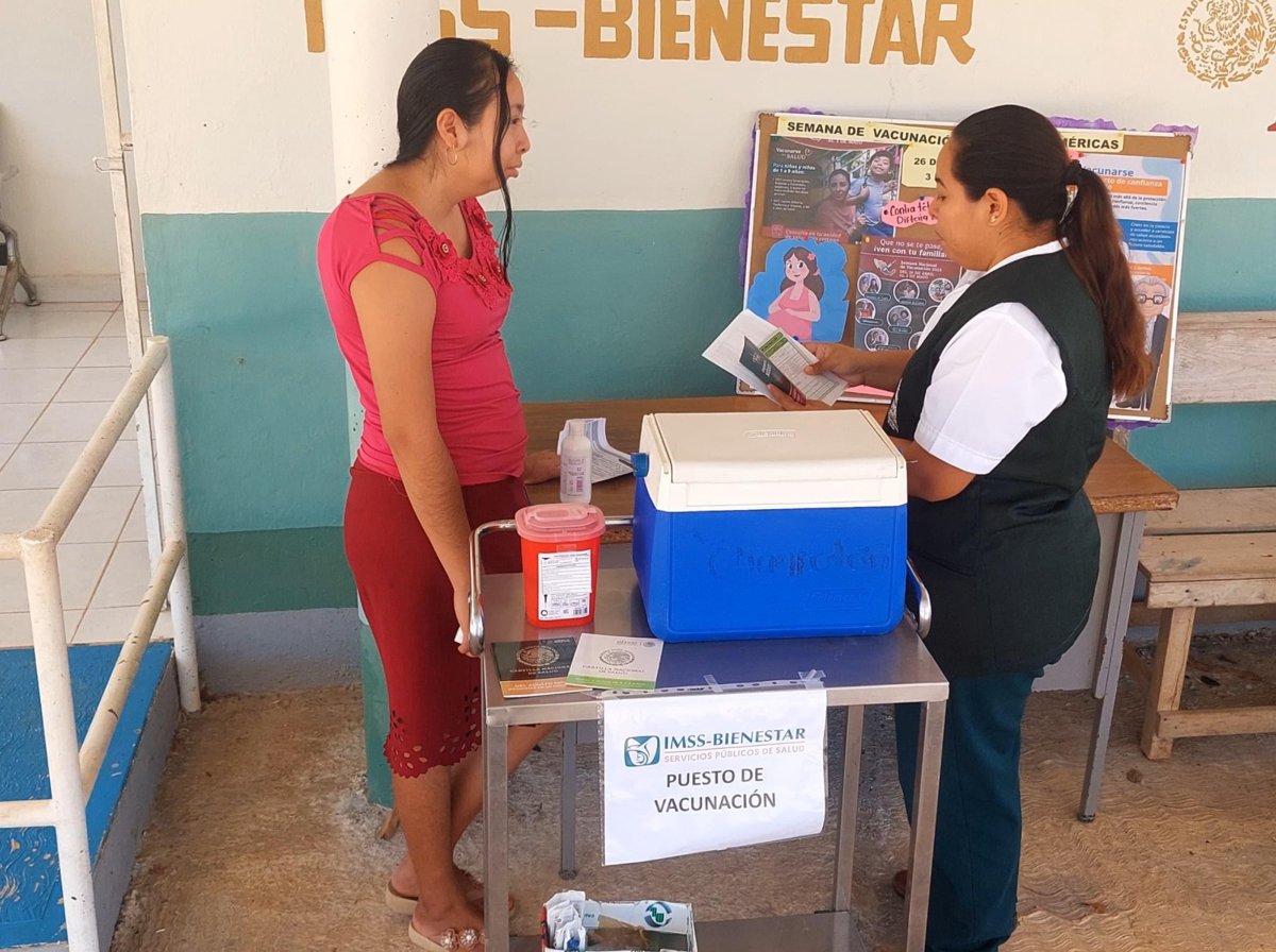 INTENSIFICAN ACCIONES DE LA SEMANA NACIONAL DE VACUNACIÓN