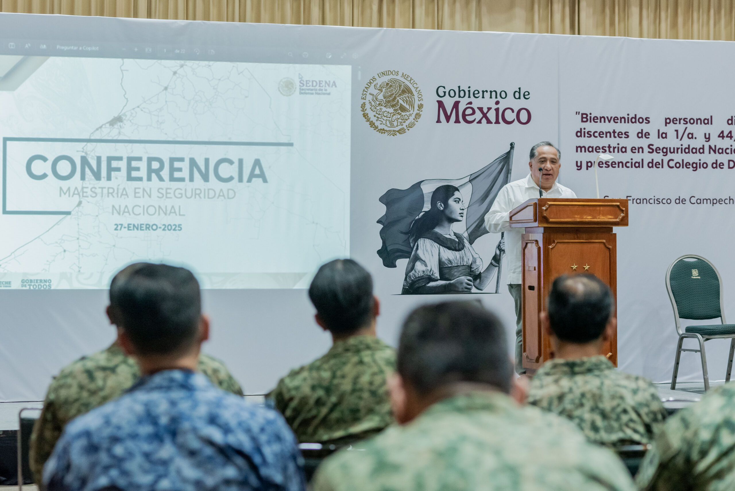 CONFERENCIA “LA SEGURIDAD NACIONAL ALINEADA AL PLAN ESTATAL DE DESARROLLO” (PED)