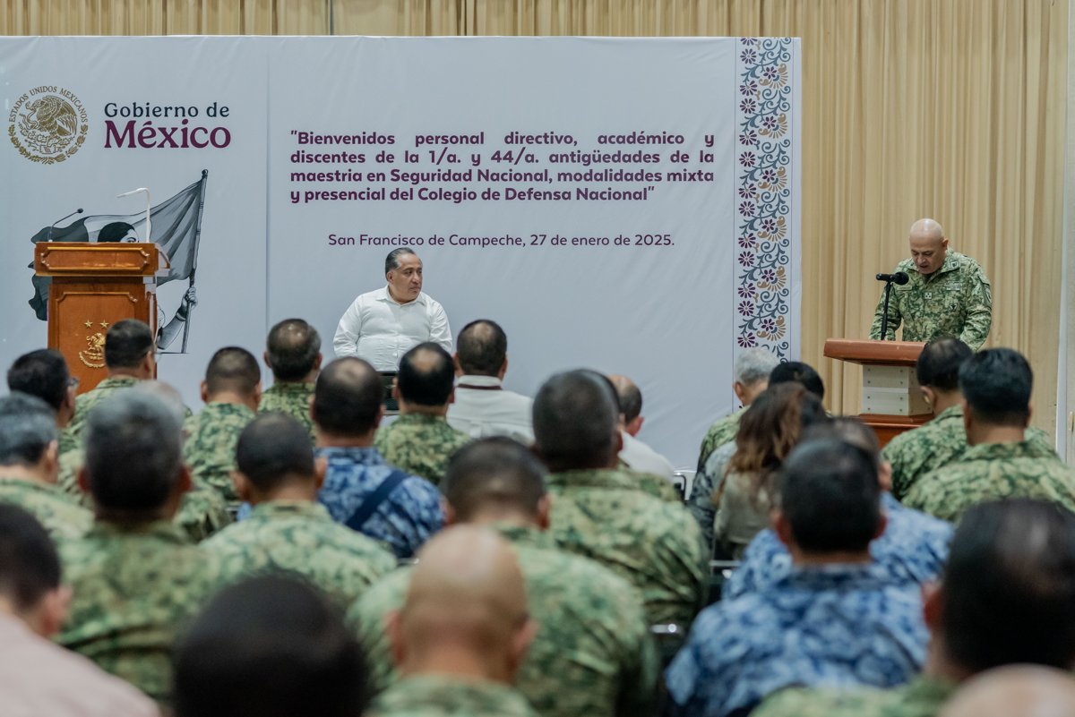CONFERENCIA “LA SEGURIDAD NACIONAL ALINEADA AL PLAN ESTATAL DE DESARROLLO” (PED)