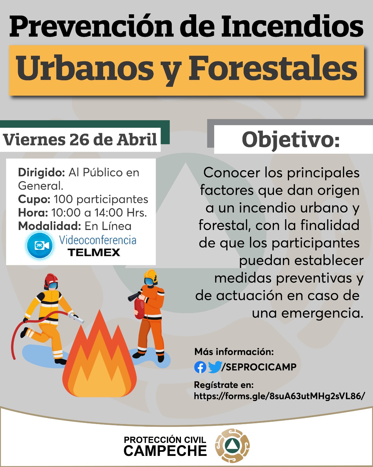 Se Impartirá El Curso "Prevención De Incendios Urbanos Y Forestales"